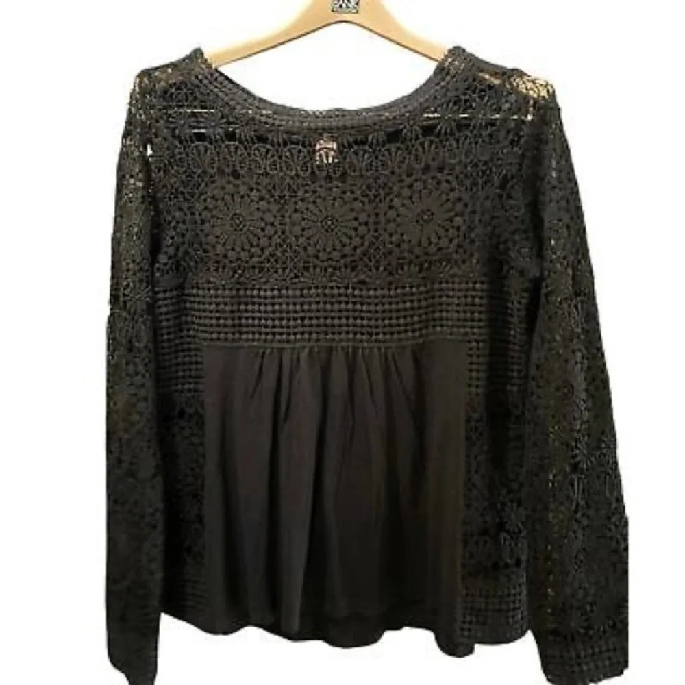 Sundance Black Lace Top